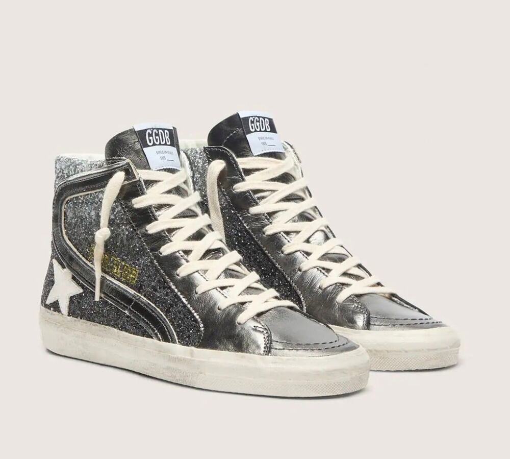 Golden Goose Slide High-Top Sneakers